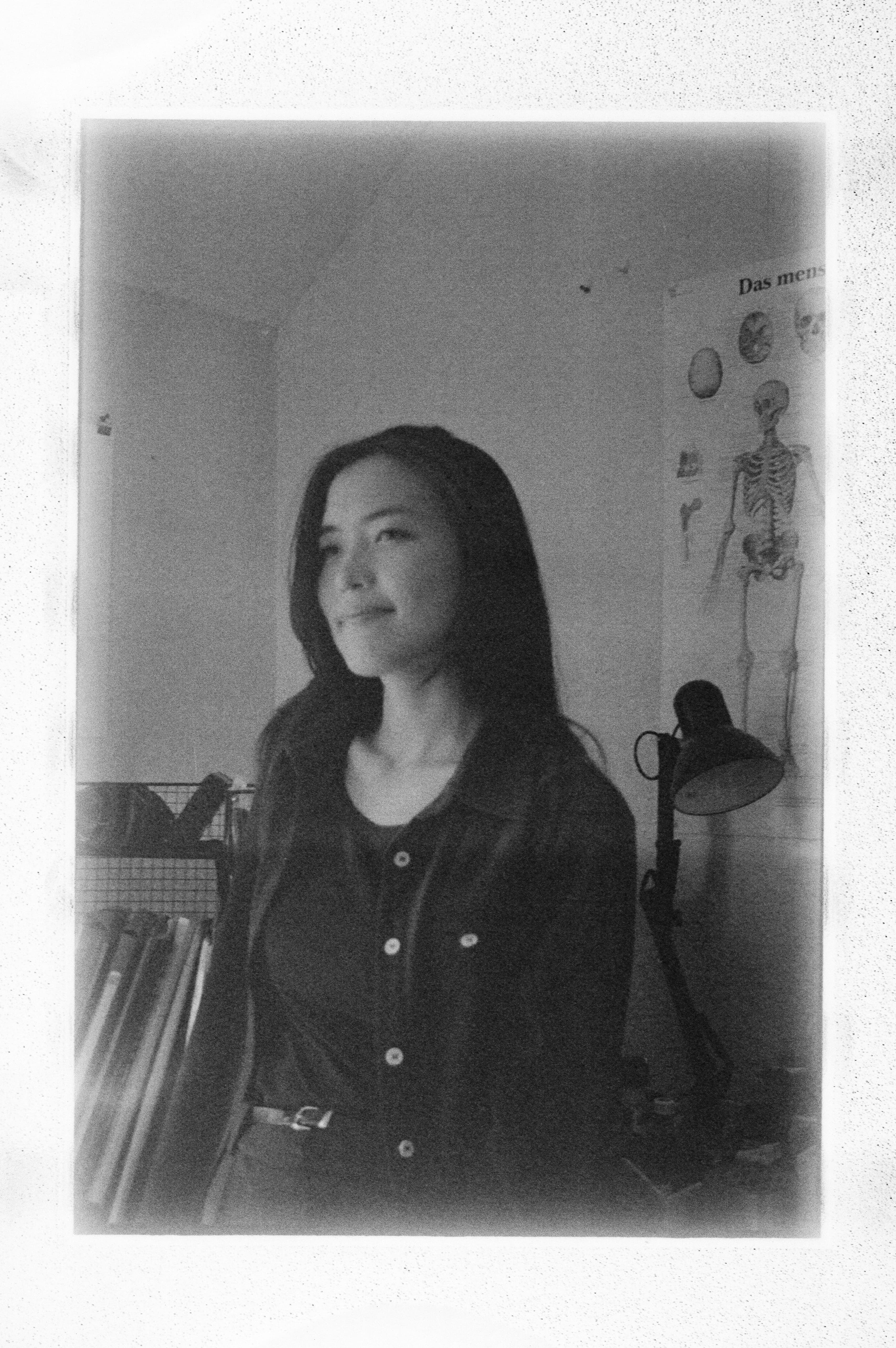 Photo of the artist in everyday life